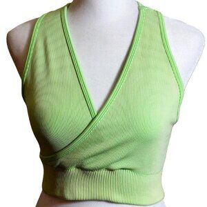 Fabletics Sport Bra Green Women's size S